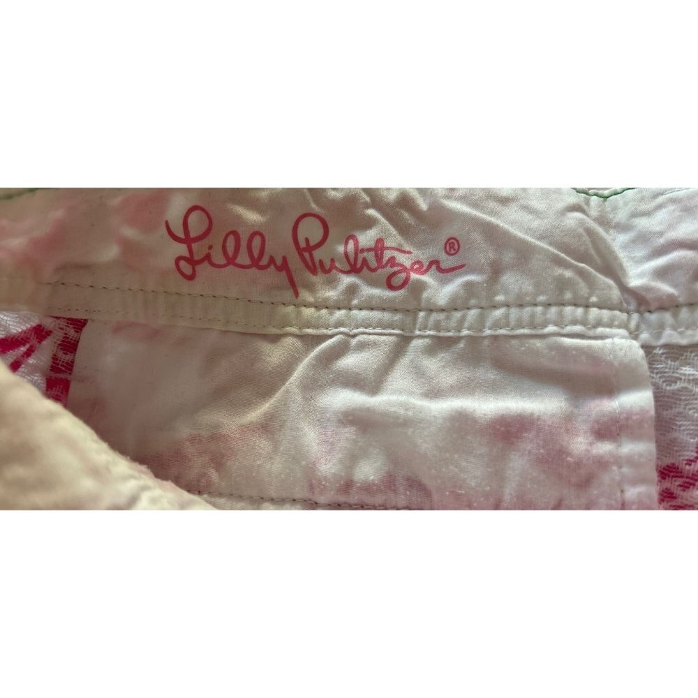 Lilly Pulitzer The Walsh Shorts Cotton Pink with white Sail Boats Cotton Size 2 - Picture 6 of 8